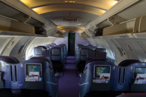 Thai Airways Jumbo - oben