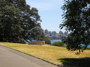 Blick durch den Botanischen Garten in Sydney