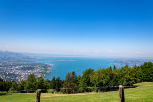 Vom Pfänder den Bodensee und Bregenz im Blick