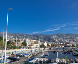 Am zweiten Tag dann Sonnenschein in Funchal